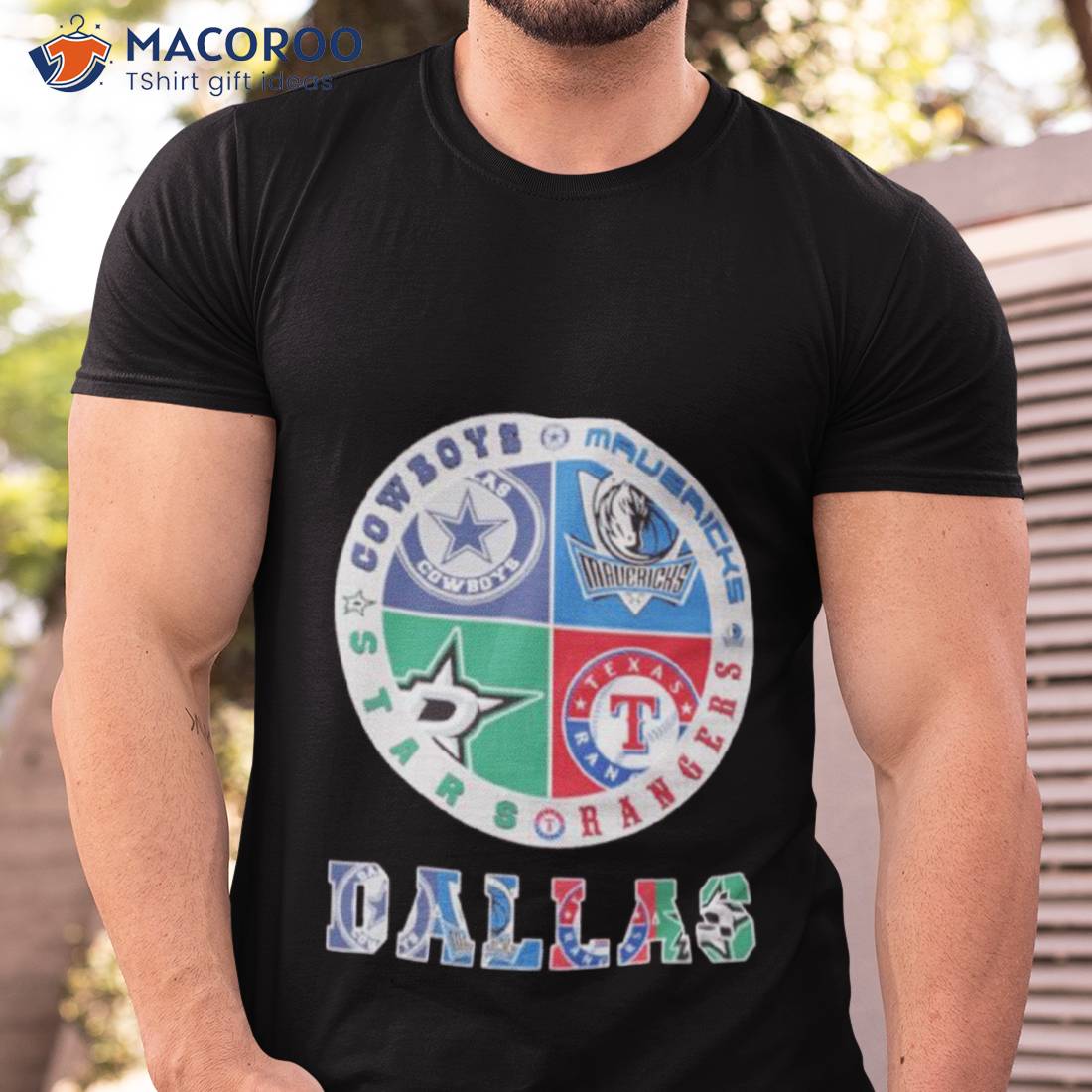 Dallas Cowboys Mavericks Stars And Rangers Logo Shirt
