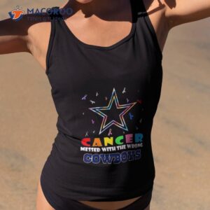 dallas cowboys nfl cancer mess with the wrong shirt tank top 2
