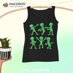 dancing aliens dance challenge boys girls kids halloween shirt halloween gifts for kids tank top