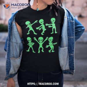 dancing aliens dance challenge boys girls kids halloween shirt halloween gifts for kids tshirt