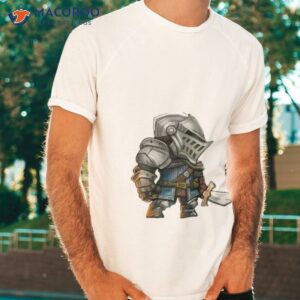 dark souls chibi warrior shirt tshirt
