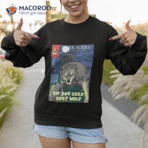 dark souls sif the great grey wolf shirt sweatshirt