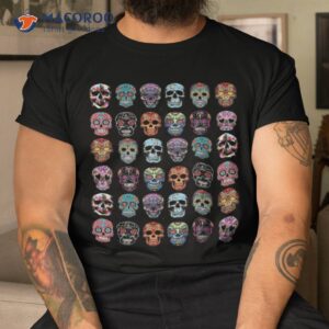 day of the dead sugar skull 2022 halloween shirt tshirt
