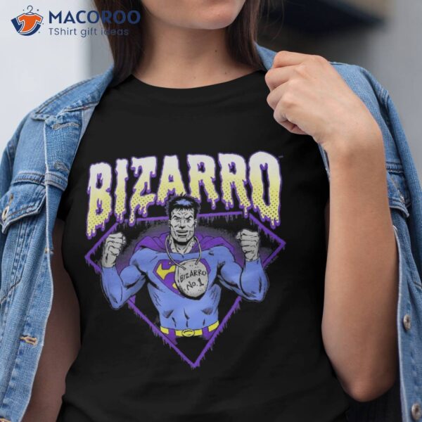 Dc Comics Halloween Bizarro Purple Drip Shirt