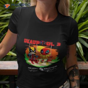 Deadpool And Wolverine Deadpool 3 Signatures Shirt