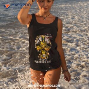 Deadpool Pittsburgh Steelers Character Hey Wolverine I’m Super But I’m Not A Hero Shirt
