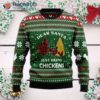 Dear Santa, Please Bring Me An Ugly Christmas Sweater With Chickens On It.