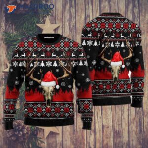 Deer Hunting Ugly Christmas Sweater