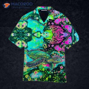 Definitely Native American Turtle Pattern Hawaiian Shirts In Colorful Designs