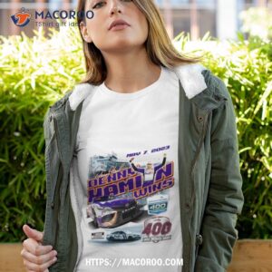 denny hamlin checkered flag sports 2023 adventhealth 400 race winner tee shirt tshirt 4