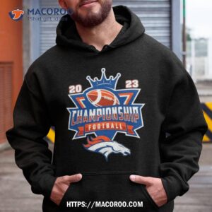Denver Broncos Football Nfl 2023 Championship Crown Logo Shirt