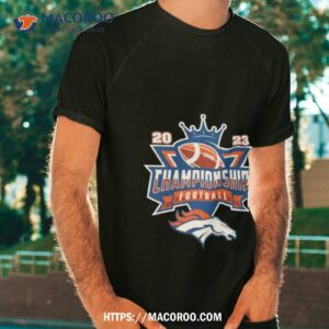Denver Broncos Football Nfl 2023 Championship Crown Logo Shirt