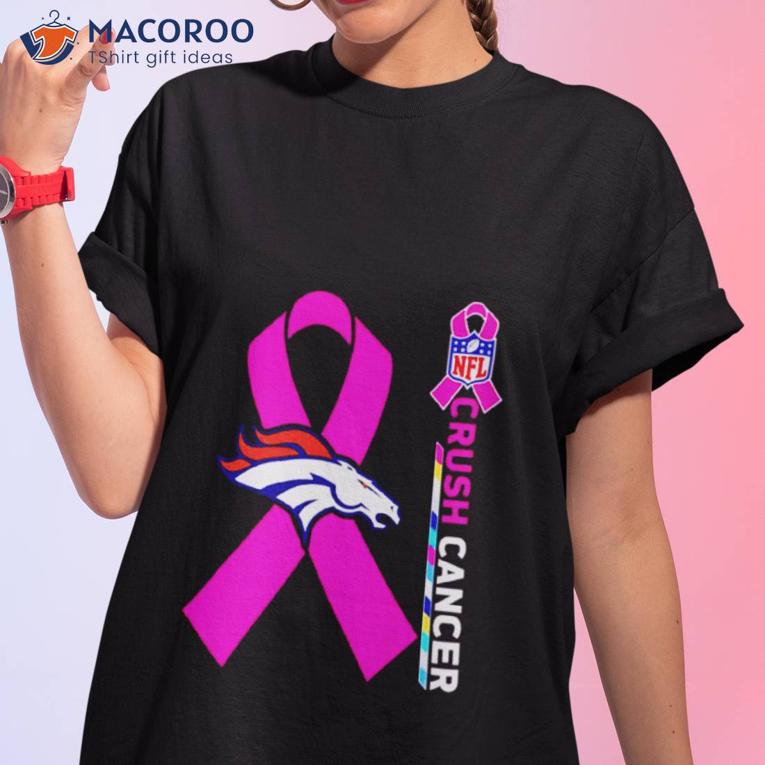 Denver Broncos Nfl Crush Cancer Shirt