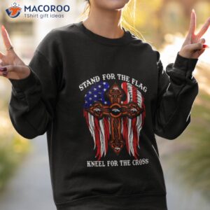denver broncos stand for the flag kneel for the cross shirt sweatshirt 2