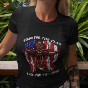 Denver Broncos Stand For The Flag Kneel For The Cross Shirt