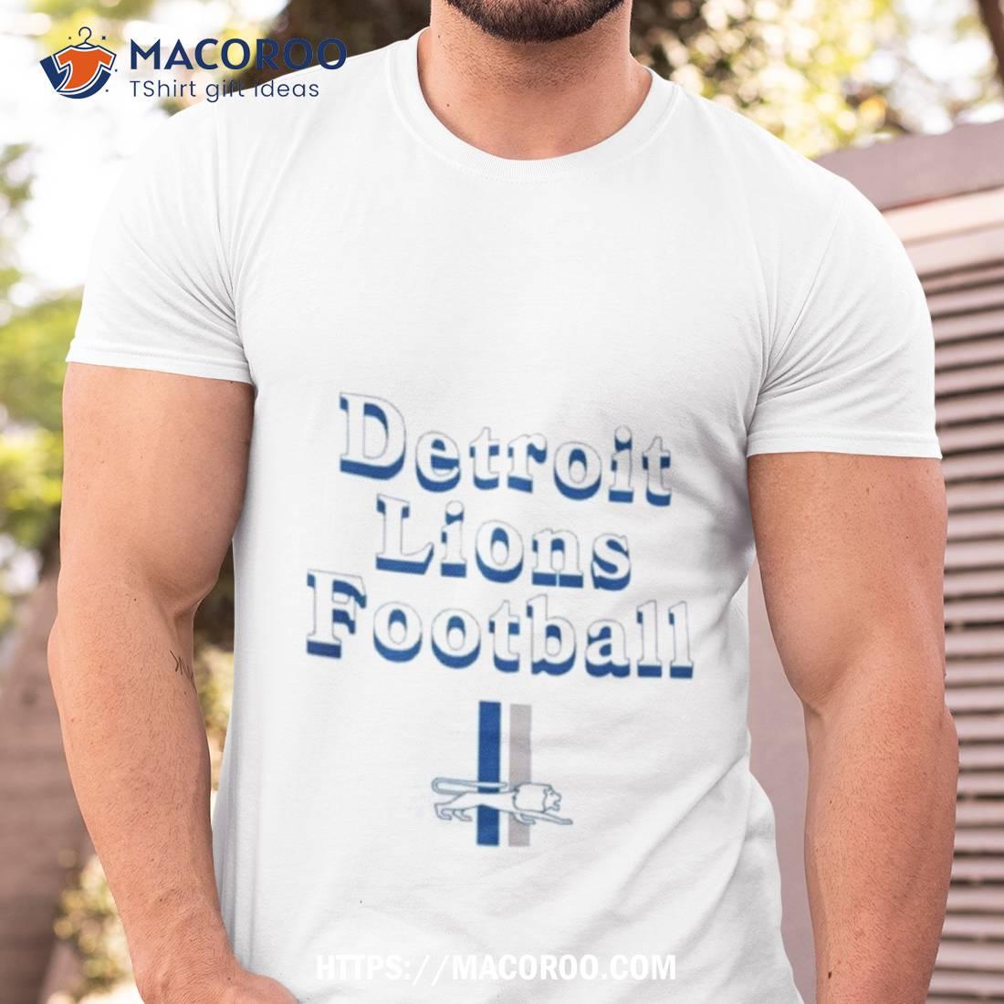 Detroit Football Crest T shirt