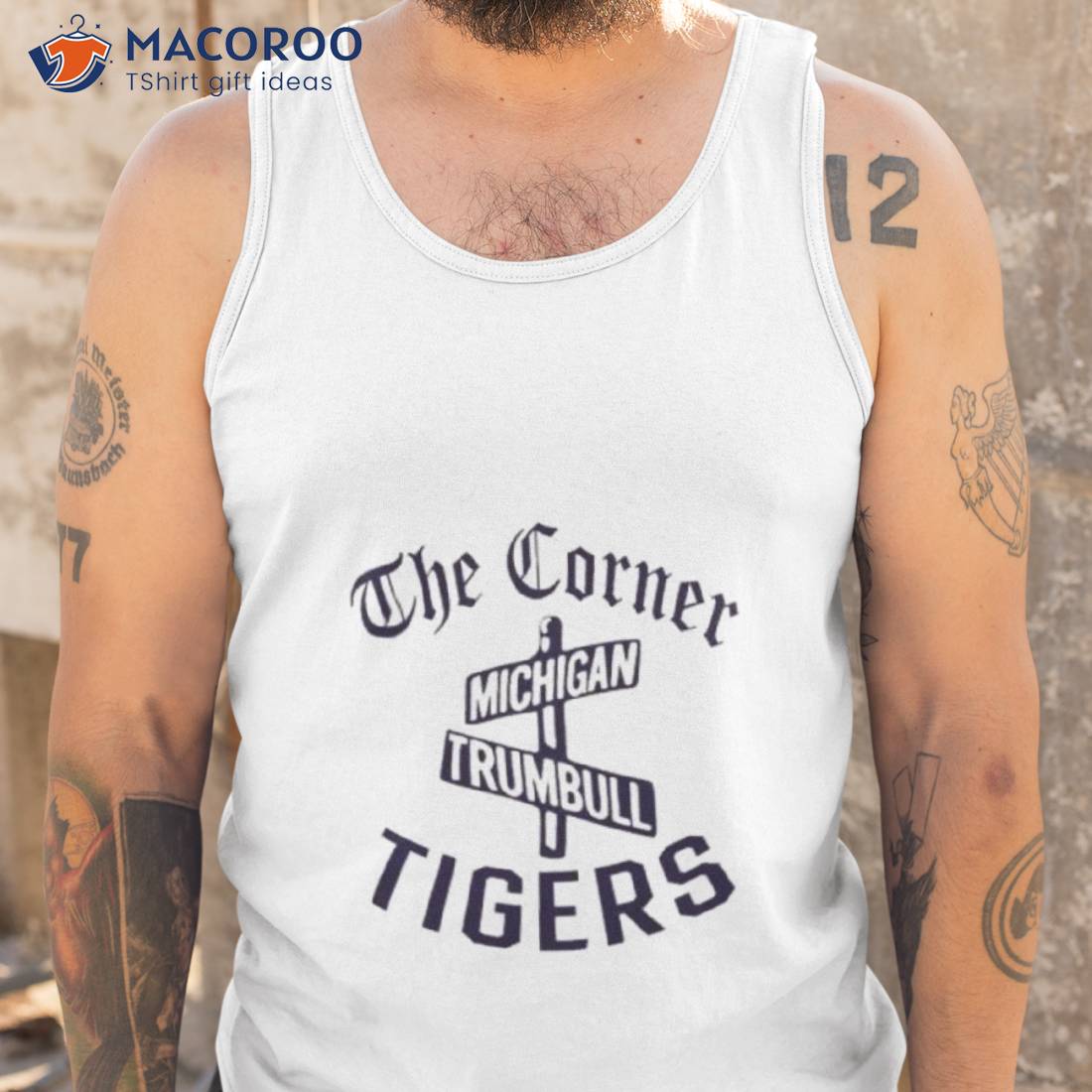 Detroit Tigers Homage The Corner Michigan Trumbull Tri Blend Shirt Detroit Tigers Homage The Corner Michigan Trumbull Tri Blend Shirt