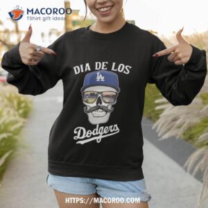 dia de los dodgers skull shirt sweatshirt