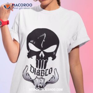 Diablo Black Skull Icon Shirt