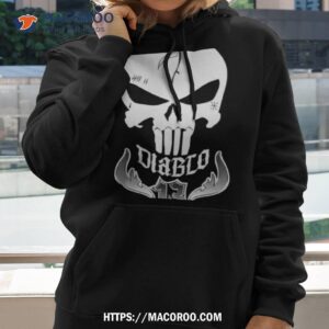 diablo white skull arshirt hoodie 2