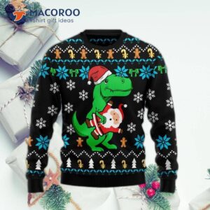 Dinosaur Ugly Christmas Sweater