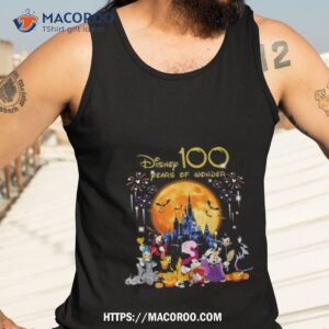 disney 100 years of wonder halloween 2023 shirt tank top 3