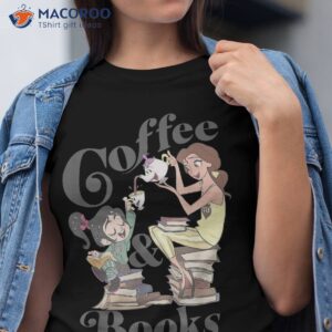 Disney Belle & Vanellope Coffee And Books Shirt