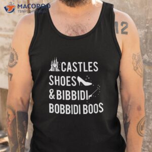 disney cinderella castles shoes amp bibbidi bobbidi boos shirt tank top