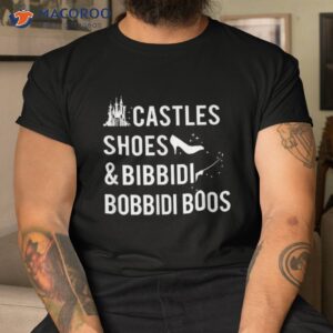 disney cinderella castles shoes amp bibbidi bobbidi boos shirt tshirt