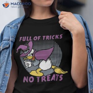 disney donald duck full of tricks no treats 80s halloween shirt tshirt