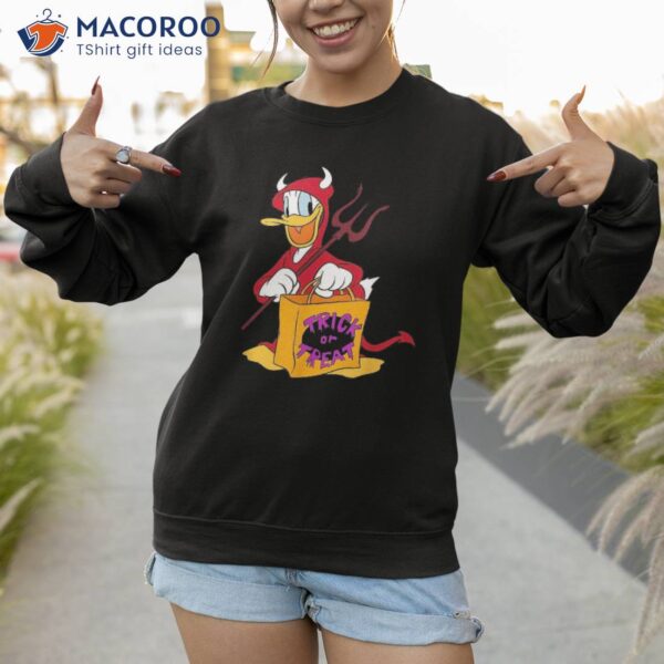 Disney Halloween: Donald Duck Devil Trick Or Treat Shirt