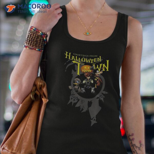 Disney Kingdom Hearts Greetings From Halloween Town Shirt