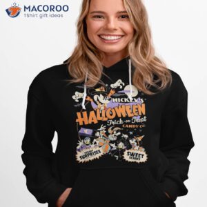 disney mickey amp acirc amp 128 amp 153 s halloween trick or treat candy co shirt hoodie 1