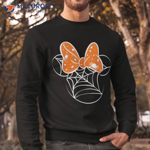 Disney Mickey & Friends Halloween Minnie Spider Web Logo Shirt