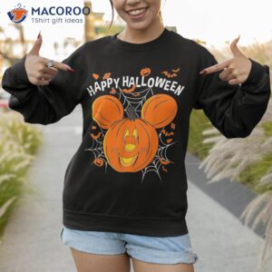 disney mickey amp friends pumpkin happy halloween shirt sweatshirt