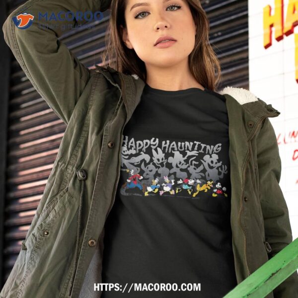 Disney Mickey And Friends Happy Haunting Halloween Shirt, Halloween Treats For Teachers