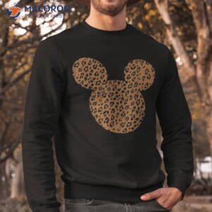 disney mickey and friends mouse cheetah print shirt sweatshirt