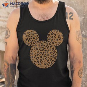 disney mickey and friends mouse cheetah print shirt tank top