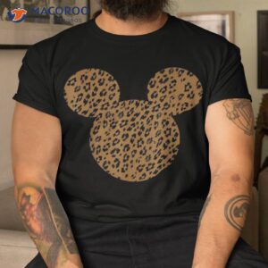 Disney Mickey And Friends Mouse Cheetah Print Shirt