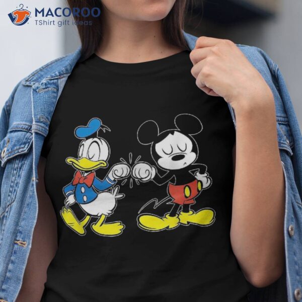 Disney Mickey Mouse And Donald Duck Best Friends Outline Shirt