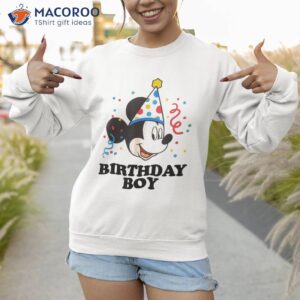 disney mickey mouse birthday boy shirt sweatshirt