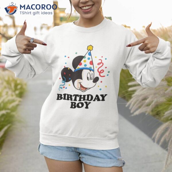Disney Mickey Mouse Birthday Boy Shirt