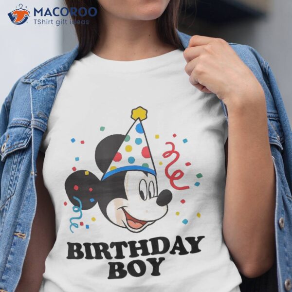 Disney Mickey Mouse Birthday Boy Shirt