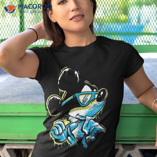 Disney Mickey Mouse Icy Cool Paint Drip Shirt