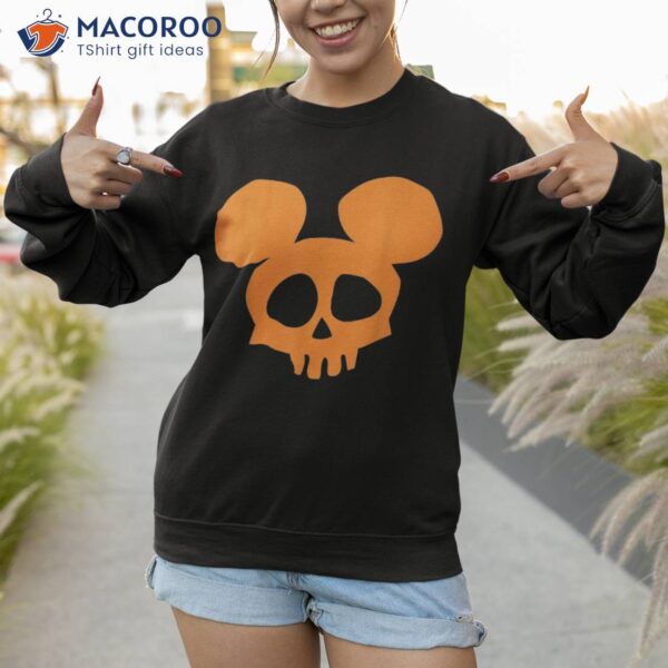 Disney Mickey Mouse Skull Halloween Shirt