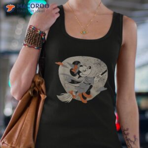 disney minnie mouse flying witch costume halloween shirt tank top 4