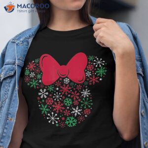 Disney Minnie Mouse Icon Holiday Snowflakes Shirt