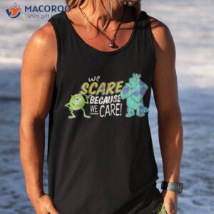 disney monsters inc scare we care graphic shirt tank top