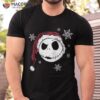 Disney Nightmare Before Christmas Snowflake Holiday Short Sleeve Shirt