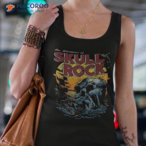 disney peter pan skull rock vintage sunset poster shirt tank top 4